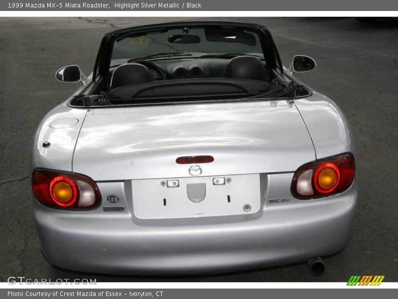 Highlight Silver Metallic / Black 1999 Mazda MX-5 Miata Roadster