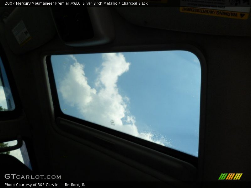 Silver Birch Metallic / Charcoal Black 2007 Mercury Mountaineer Premier AWD