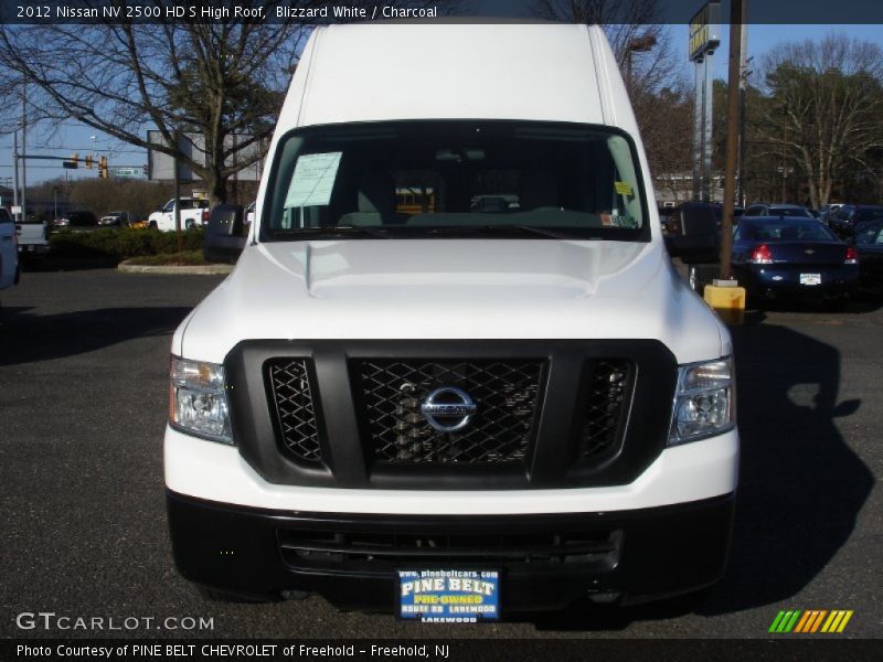 Blizzard White / Charcoal 2012 Nissan NV 2500 HD S High Roof