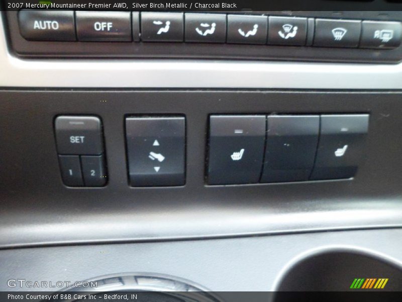 Silver Birch Metallic / Charcoal Black 2007 Mercury Mountaineer Premier AWD