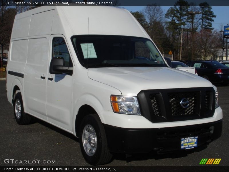 Blizzard White / Charcoal 2012 Nissan NV 2500 HD S High Roof