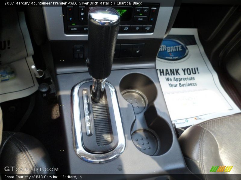 Silver Birch Metallic / Charcoal Black 2007 Mercury Mountaineer Premier AWD