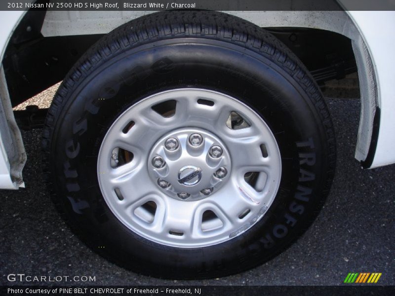 Blizzard White / Charcoal 2012 Nissan NV 2500 HD S High Roof