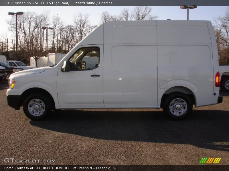 Blizzard White / Charcoal 2012 Nissan NV 2500 HD S High Roof