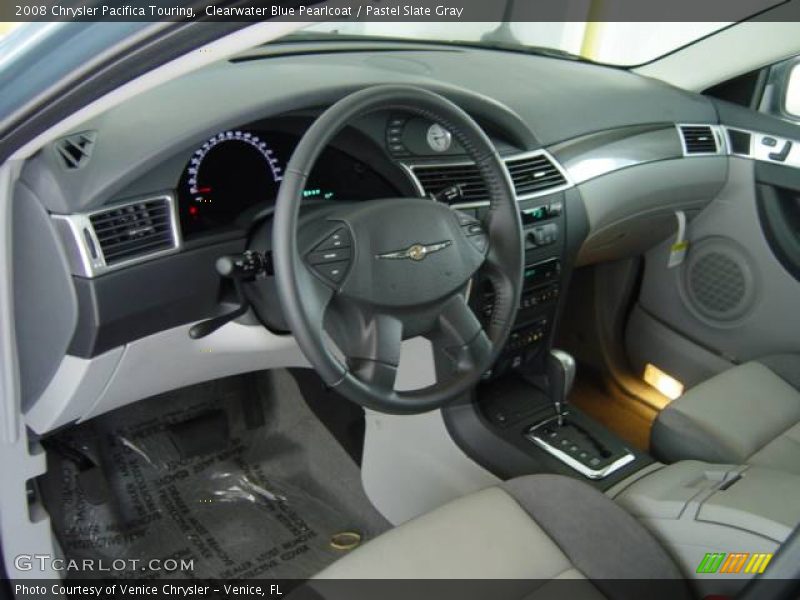 Clearwater Blue Pearlcoat / Pastel Slate Gray 2008 Chrysler Pacifica Touring