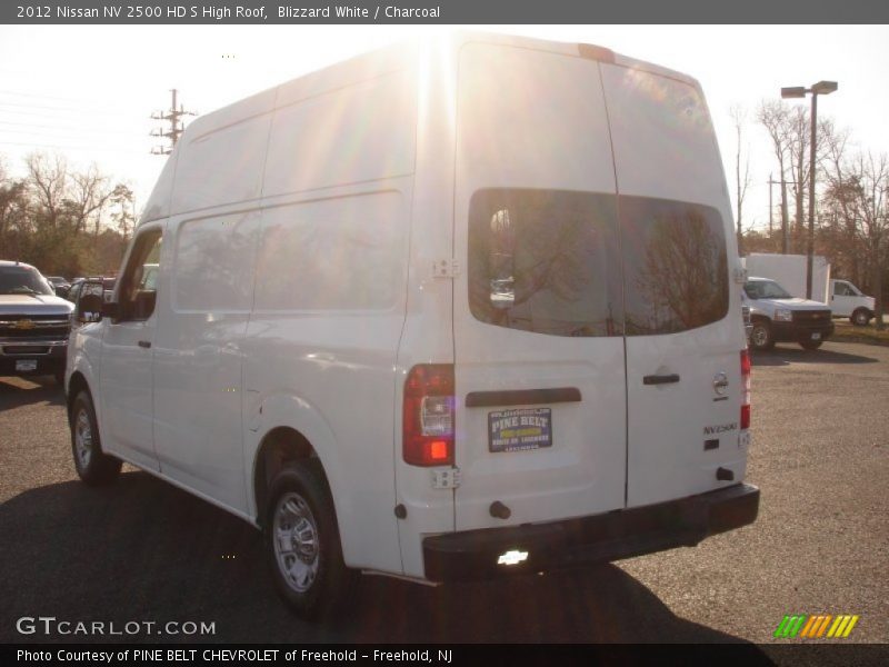 Blizzard White / Charcoal 2012 Nissan NV 2500 HD S High Roof