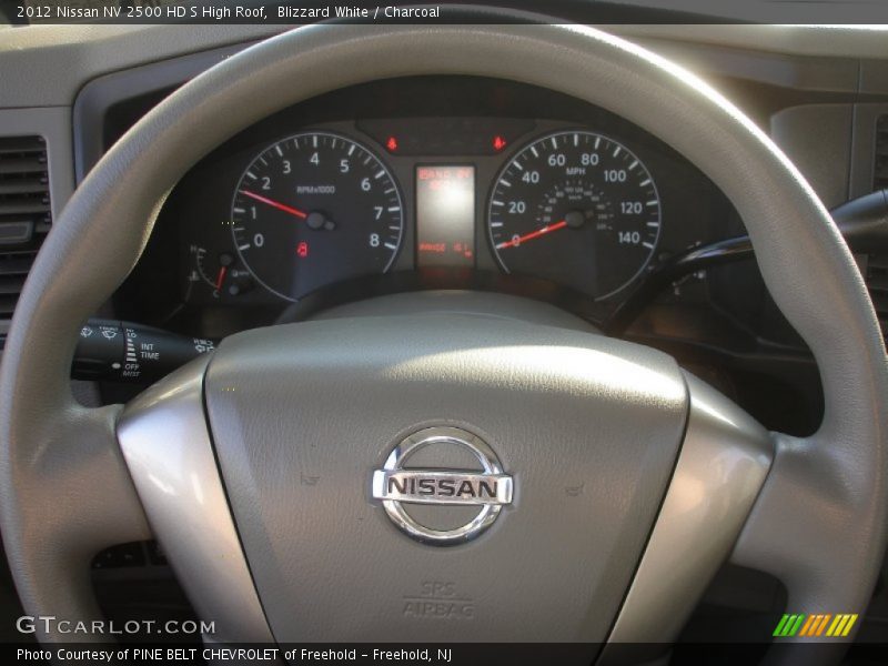 Blizzard White / Charcoal 2012 Nissan NV 2500 HD S High Roof