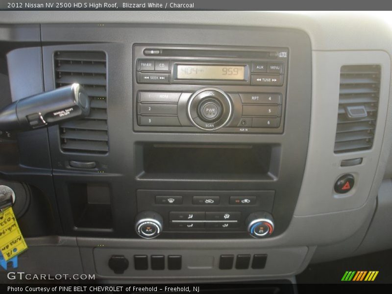 Blizzard White / Charcoal 2012 Nissan NV 2500 HD S High Roof