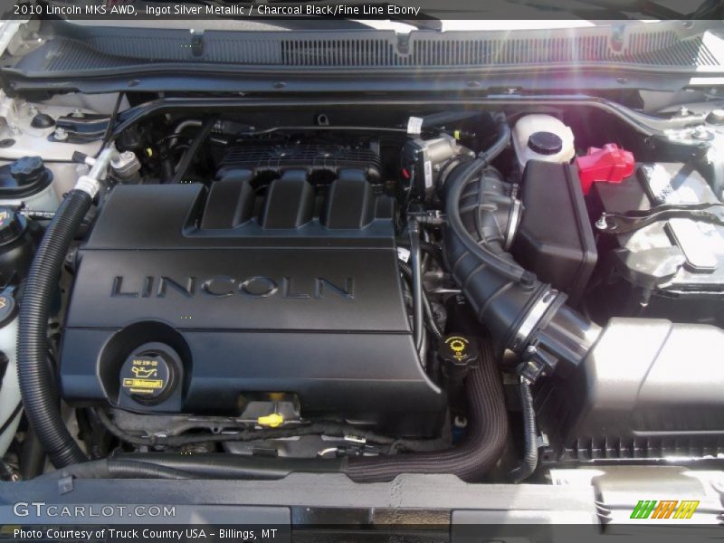 Ingot Silver Metallic / Charcoal Black/Fine Line Ebony 2010 Lincoln MKS AWD