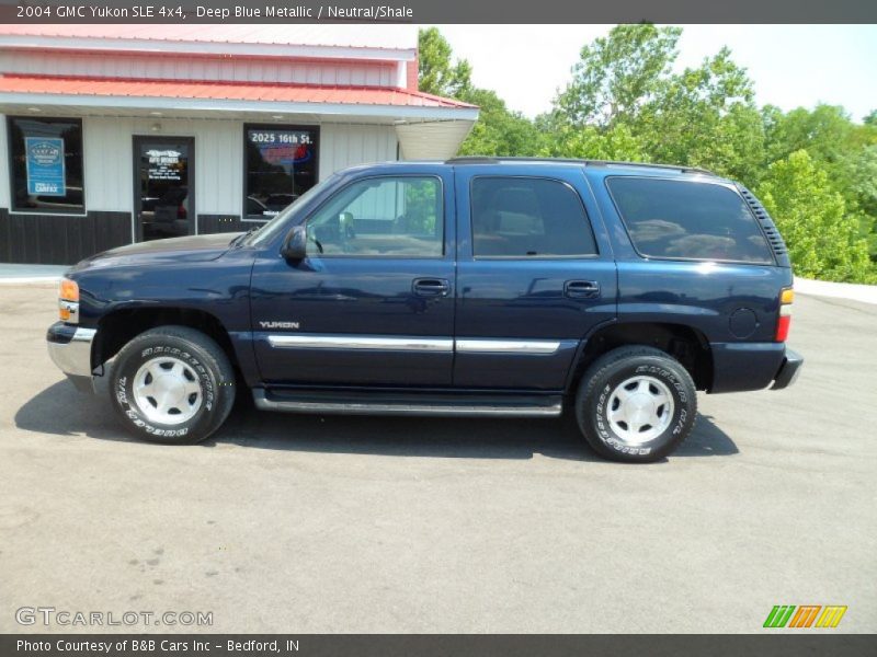 Deep Blue Metallic / Neutral/Shale 2004 GMC Yukon SLE 4x4
