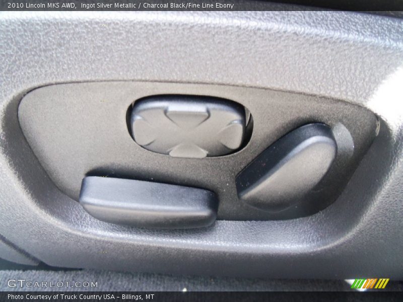 Ingot Silver Metallic / Charcoal Black/Fine Line Ebony 2010 Lincoln MKS AWD