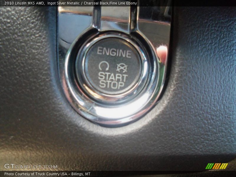 Ingot Silver Metallic / Charcoal Black/Fine Line Ebony 2010 Lincoln MKS AWD