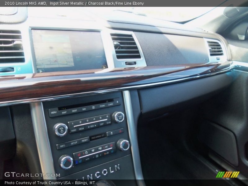 Ingot Silver Metallic / Charcoal Black/Fine Line Ebony 2010 Lincoln MKS AWD