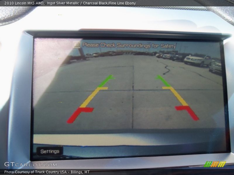 Ingot Silver Metallic / Charcoal Black/Fine Line Ebony 2010 Lincoln MKS AWD
