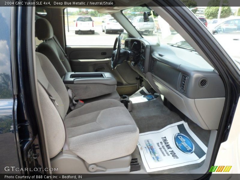 Deep Blue Metallic / Neutral/Shale 2004 GMC Yukon SLE 4x4