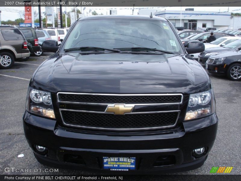 Black / Ebony 2007 Chevrolet Avalanche LT 4WD