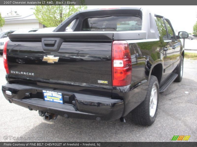 Black / Ebony 2007 Chevrolet Avalanche LT 4WD