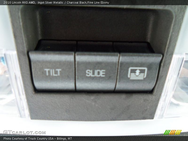 Ingot Silver Metallic / Charcoal Black/Fine Line Ebony 2010 Lincoln MKS AWD
