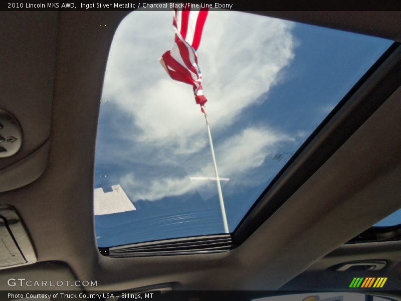 Ingot Silver Metallic / Charcoal Black/Fine Line Ebony 2010 Lincoln MKS AWD