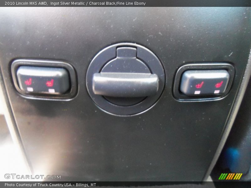 Ingot Silver Metallic / Charcoal Black/Fine Line Ebony 2010 Lincoln MKS AWD