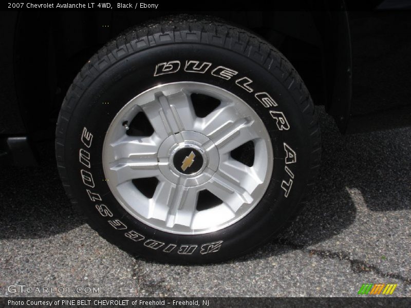 Black / Ebony 2007 Chevrolet Avalanche LT 4WD