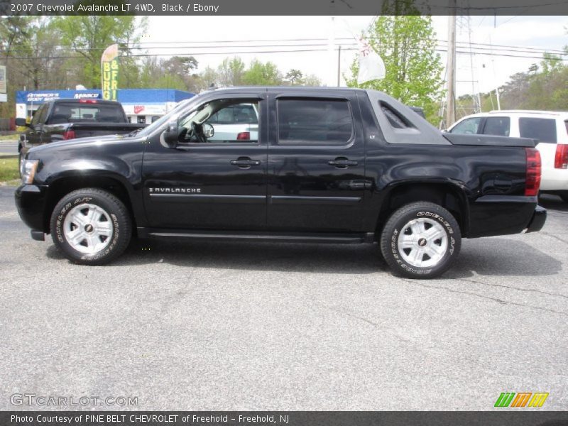 Black / Ebony 2007 Chevrolet Avalanche LT 4WD