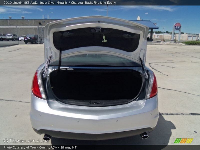 Ingot Silver Metallic / Charcoal Black/Fine Line Ebony 2010 Lincoln MKS AWD