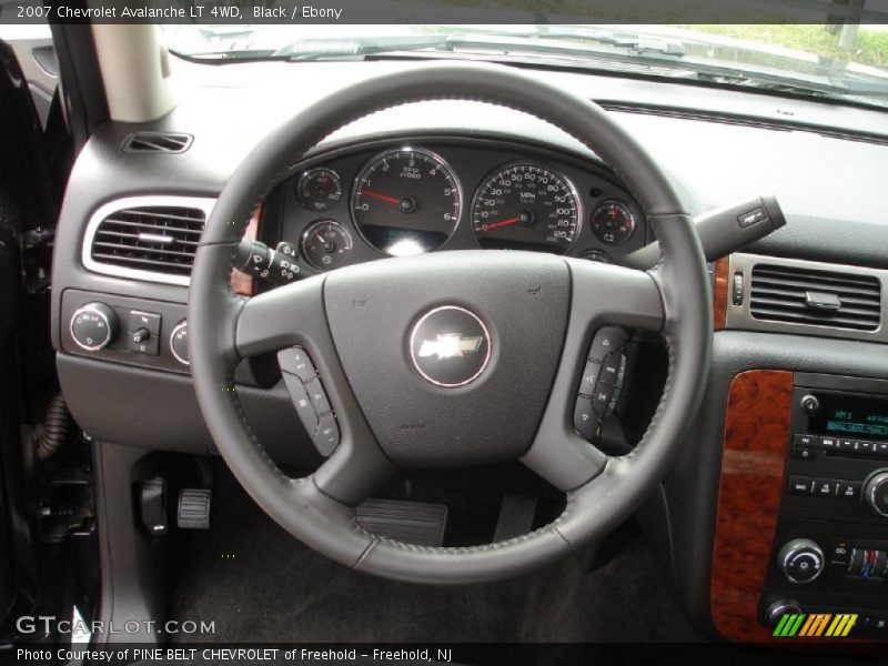 Black / Ebony 2007 Chevrolet Avalanche LT 4WD