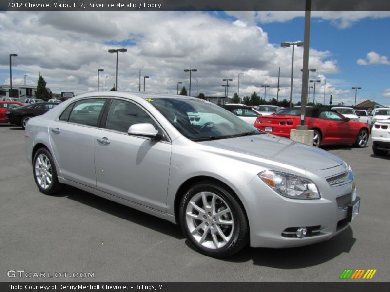 Silver Ice Metallic / Ebony 2012 Chevrolet Malibu LTZ