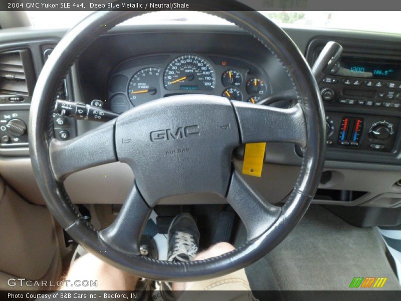 Deep Blue Metallic / Neutral/Shale 2004 GMC Yukon SLE 4x4