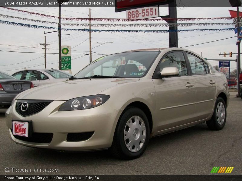 Shimmering Sand Mica / Beige 2004 Mazda MAZDA3 i Sedan