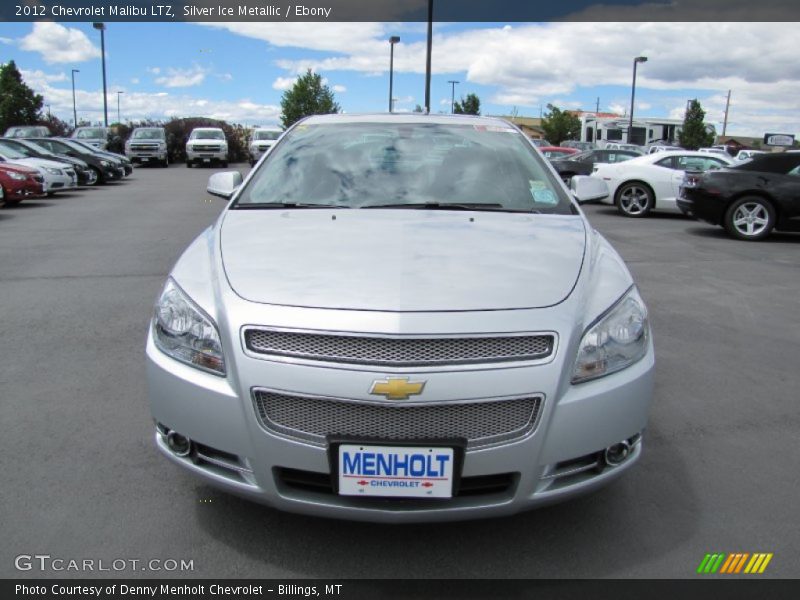 Silver Ice Metallic / Ebony 2012 Chevrolet Malibu LTZ