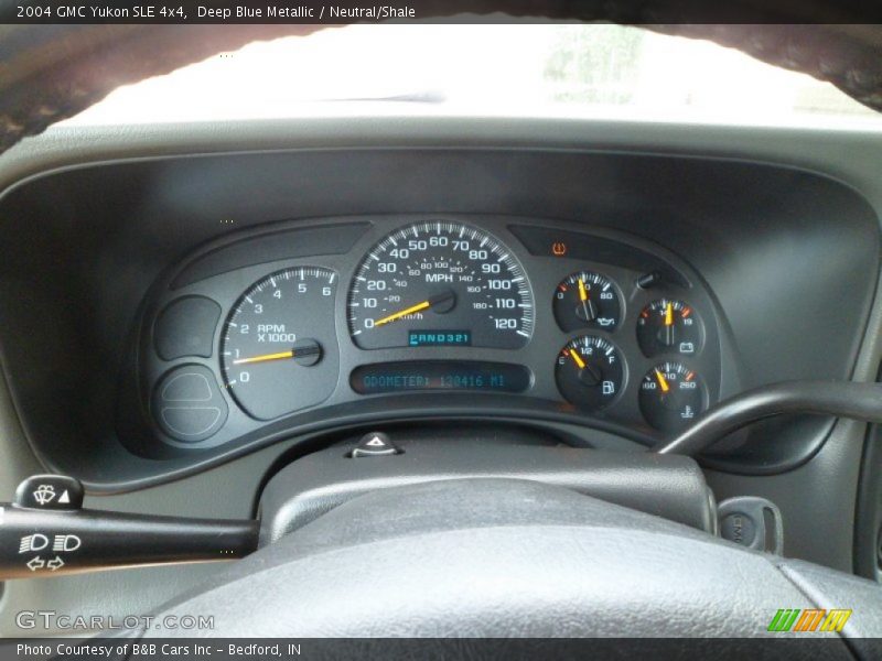 Deep Blue Metallic / Neutral/Shale 2004 GMC Yukon SLE 4x4