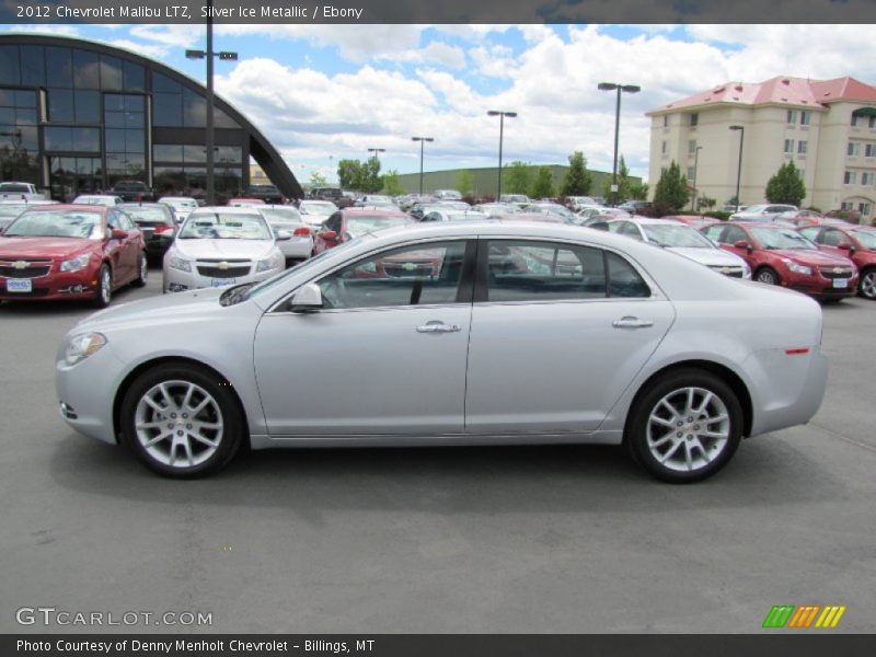 Silver Ice Metallic / Ebony 2012 Chevrolet Malibu LTZ