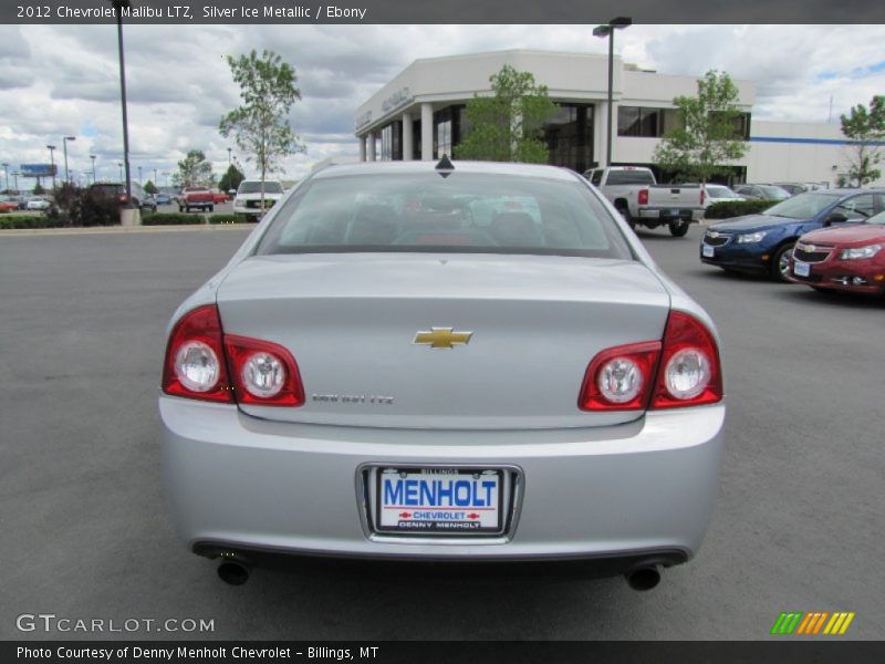 Silver Ice Metallic / Ebony 2012 Chevrolet Malibu LTZ