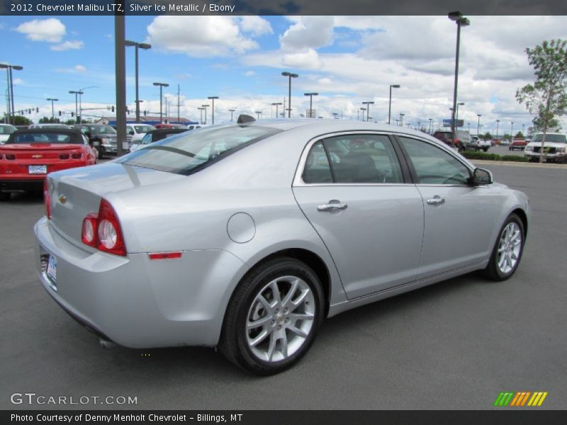 Silver Ice Metallic / Ebony 2012 Chevrolet Malibu LTZ