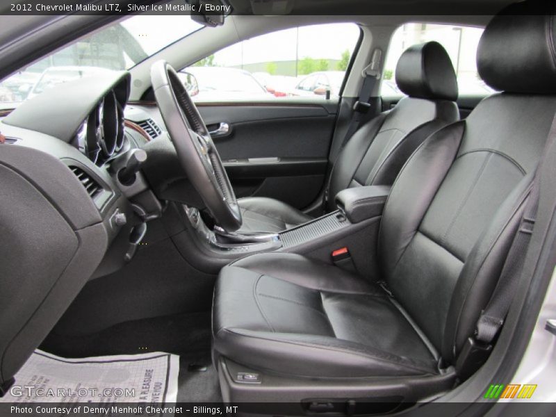 Silver Ice Metallic / Ebony 2012 Chevrolet Malibu LTZ