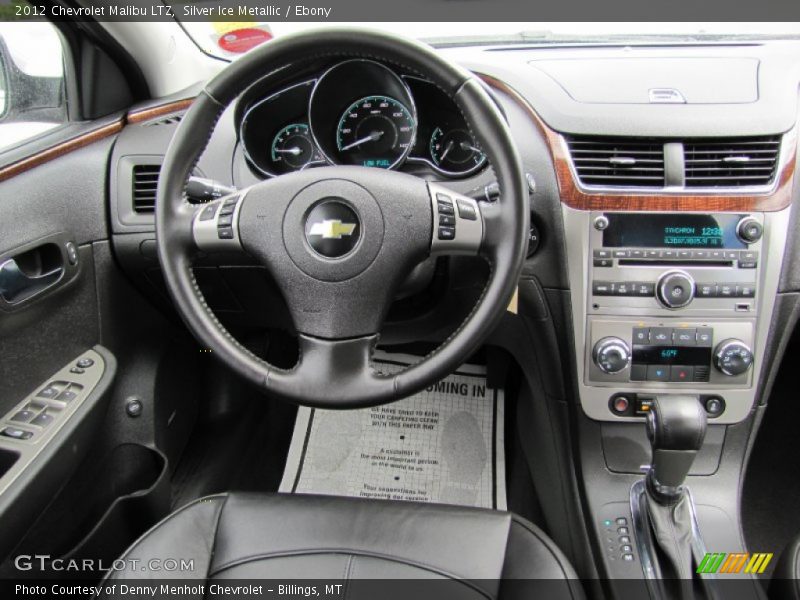 Silver Ice Metallic / Ebony 2012 Chevrolet Malibu LTZ