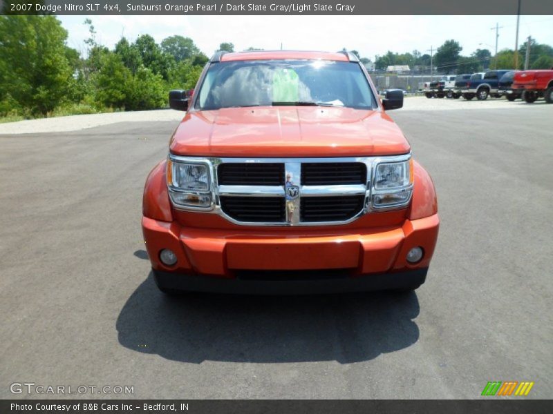 Sunburst Orange Pearl / Dark Slate Gray/Light Slate Gray 2007 Dodge Nitro SLT 4x4