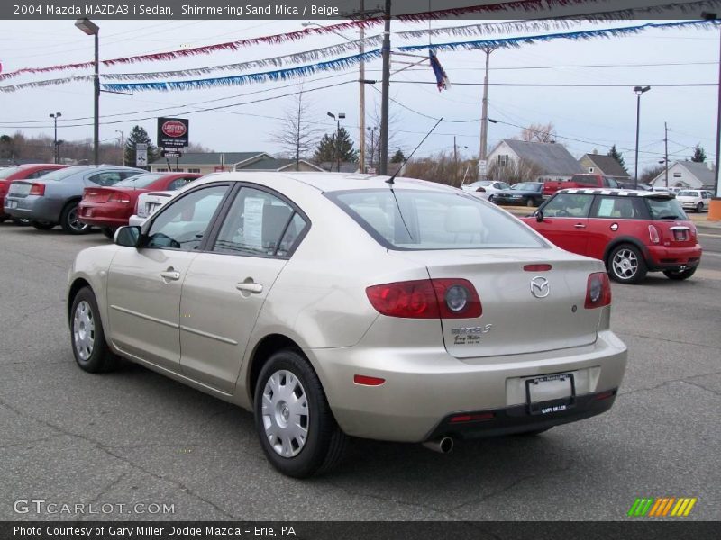 Shimmering Sand Mica / Beige 2004 Mazda MAZDA3 i Sedan