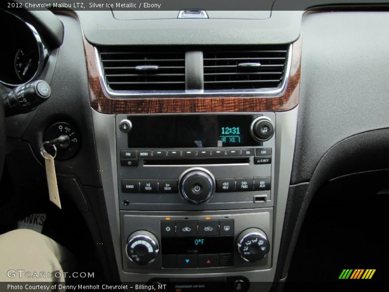 Silver Ice Metallic / Ebony 2012 Chevrolet Malibu LTZ