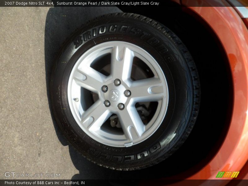 Sunburst Orange Pearl / Dark Slate Gray/Light Slate Gray 2007 Dodge Nitro SLT 4x4