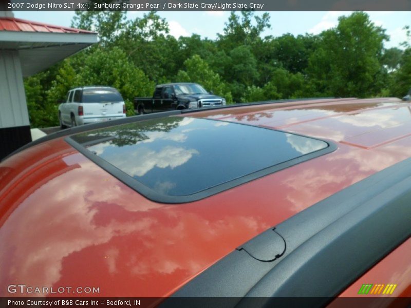 Sunburst Orange Pearl / Dark Slate Gray/Light Slate Gray 2007 Dodge Nitro SLT 4x4
