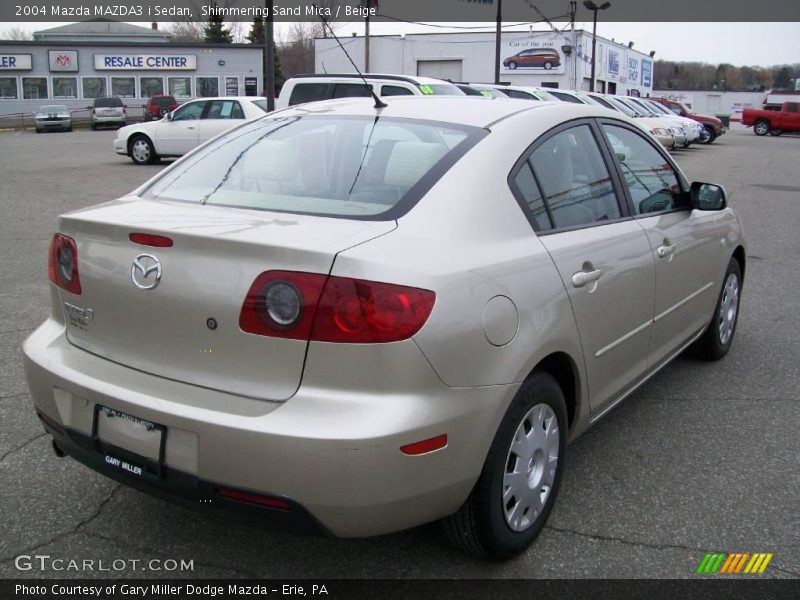 Shimmering Sand Mica / Beige 2004 Mazda MAZDA3 i Sedan