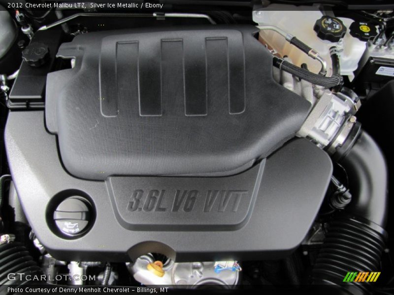 Silver Ice Metallic / Ebony 2012 Chevrolet Malibu LTZ