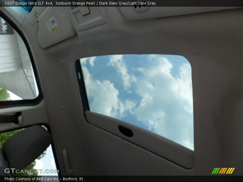 Sunburst Orange Pearl / Dark Slate Gray/Light Slate Gray 2007 Dodge Nitro SLT 4x4