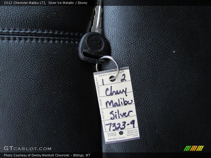 Silver Ice Metallic / Ebony 2012 Chevrolet Malibu LTZ