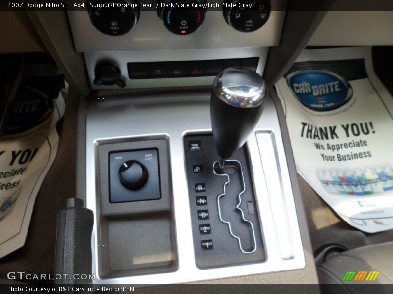 Sunburst Orange Pearl / Dark Slate Gray/Light Slate Gray 2007 Dodge Nitro SLT 4x4