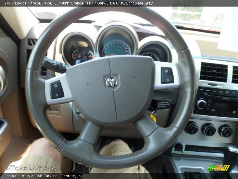 Sunburst Orange Pearl / Dark Slate Gray/Light Slate Gray 2007 Dodge Nitro SLT 4x4