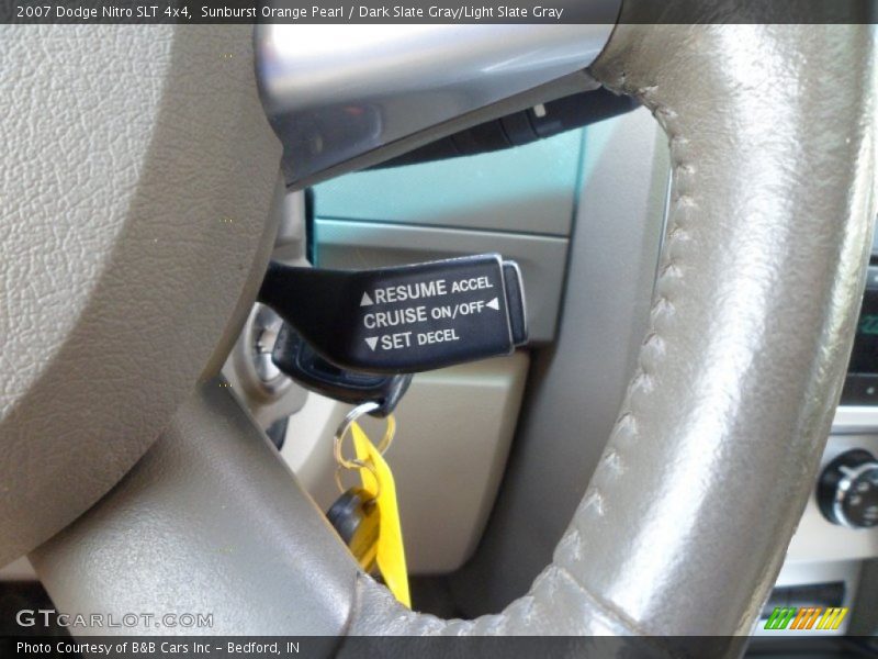 Sunburst Orange Pearl / Dark Slate Gray/Light Slate Gray 2007 Dodge Nitro SLT 4x4